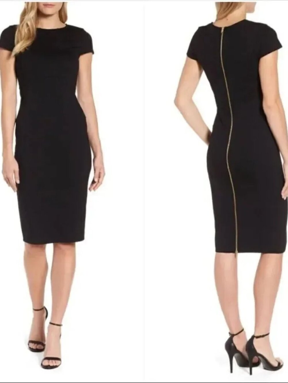 FELICITY & COCO Ward Pencil Dress With full Back Zipper Large NWT